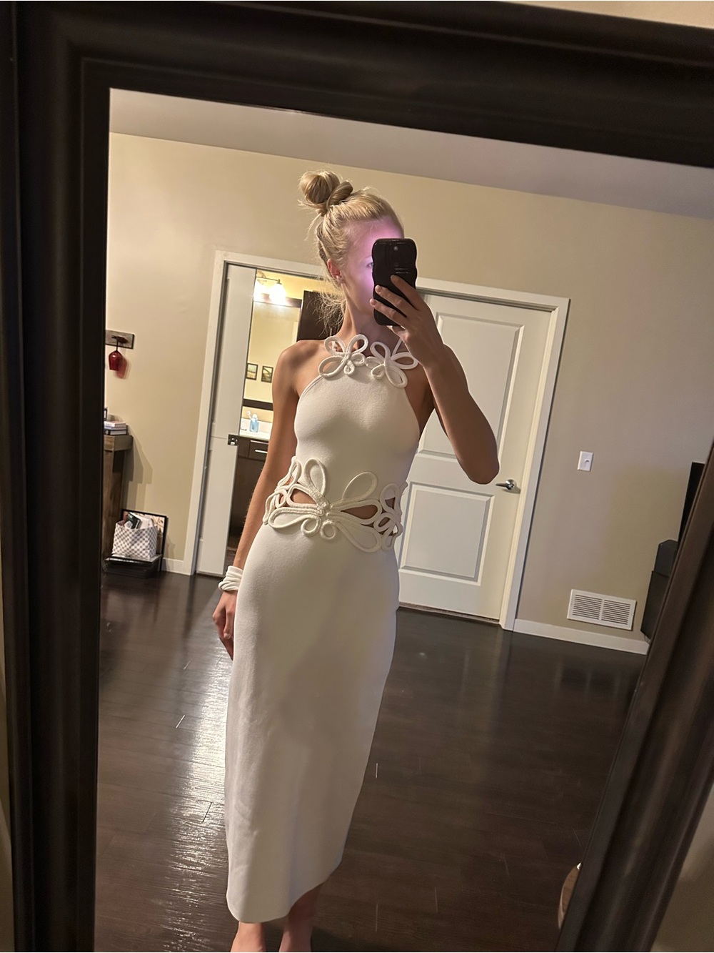 Cult Gaia Jena Knit Dress in White - Picture 4 of 10